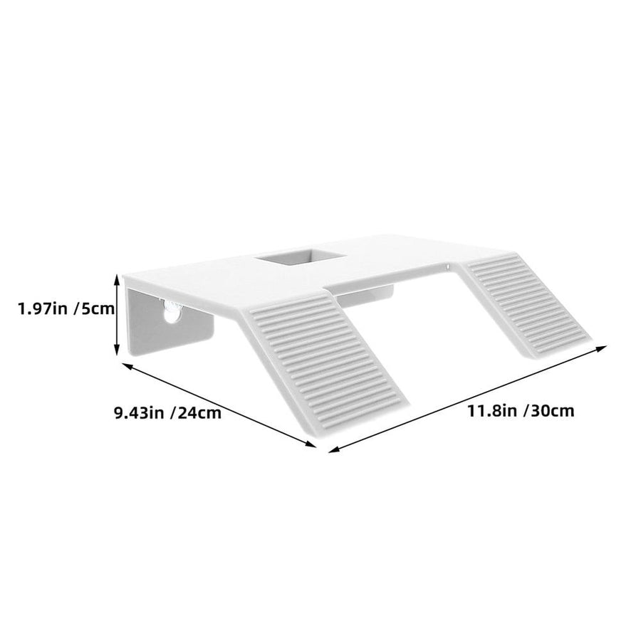 Durable White ABS Turtle Basking Platform, Suitable for Reptiles