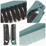 4pcs Portable Folding Hair Brush Ergonomic Handle for Travel and Home