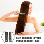 4pcs Portable Folding Hair Brush Ergonomic Handle for Travel and Home