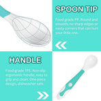 Baby Training 2-Piece Flatware Set with TPE Handles