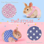 Rabbit Harness Leash, Adjustable Bunny Harness Leash Cute Vest Harness for Rabbit Ferret Bunny Kitten Guinea Pig Walking