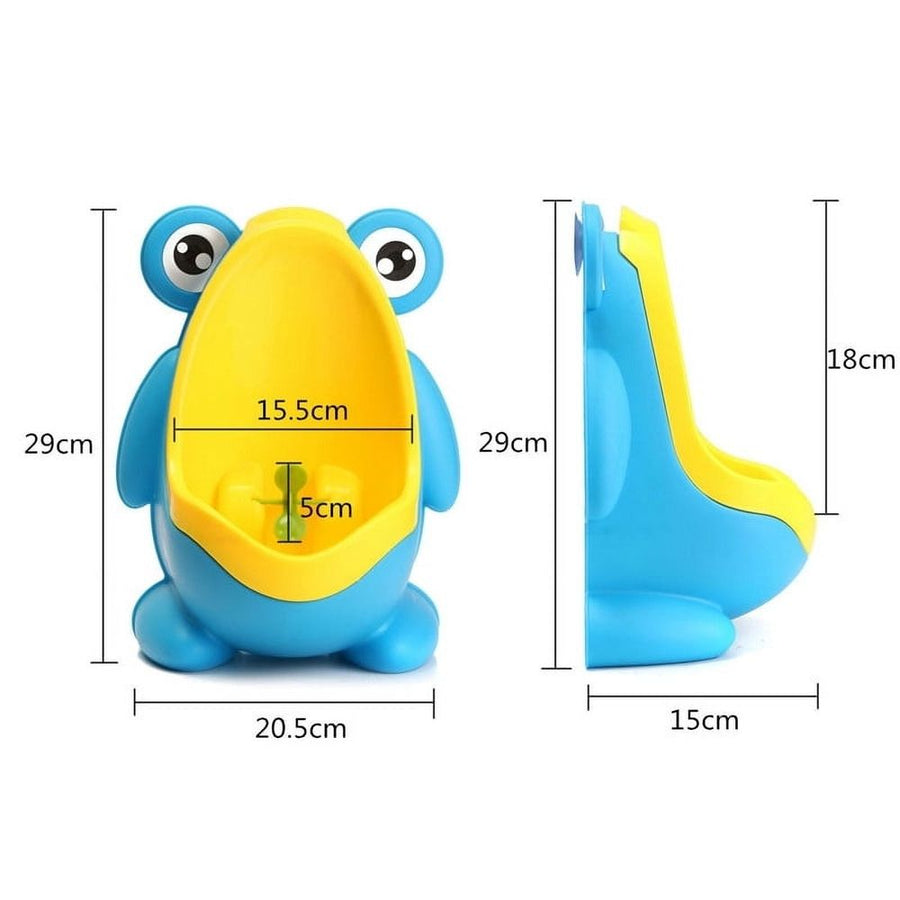 Children Frog Potty Toilet Training Bathroom Urinal For Kids Boys Pee Trainer with Aiming Target