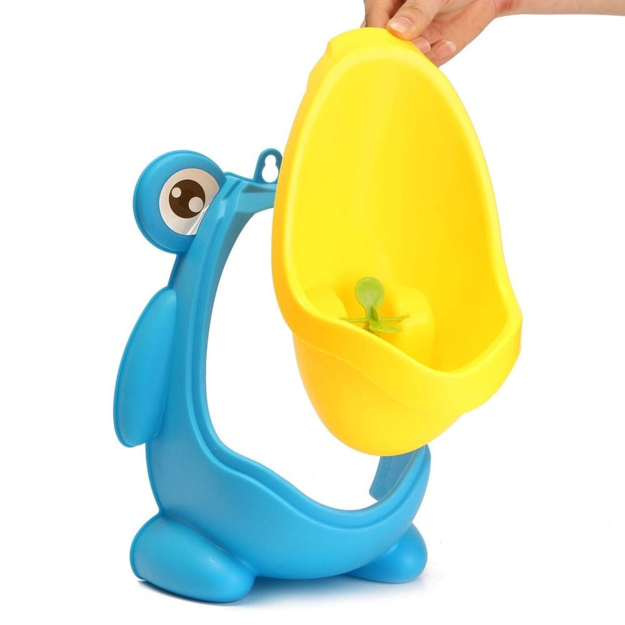 Children Frog Potty Toilet Training Bathroom Urinal For Kids Boys Pee Trainer with Aiming Target