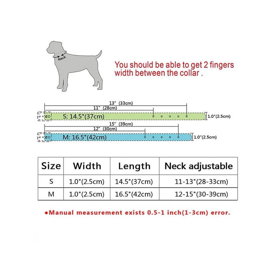 Rhinestone Dog Leather Collar Pet Puppy Necklace For Small Medium Dogs