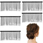 4PCS Hair Side Combs - Small French Side Hair Comb Clips for Women Decorative Bun Twist Hair Accessories