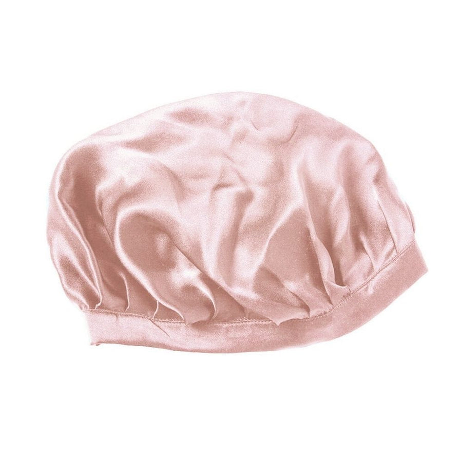 Silk Nightcap Sleeping Cap Pure Silk Hair for Wrap Adjustable Elastic Band Sleeping Beanie