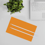 50Pcs White Hanging File Divider Rails Metal Frame for Office Use