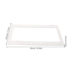 Wide Mouth Pool Skimmer Gasket Replacement, Leak Proof Silicone Seal for Skimmers