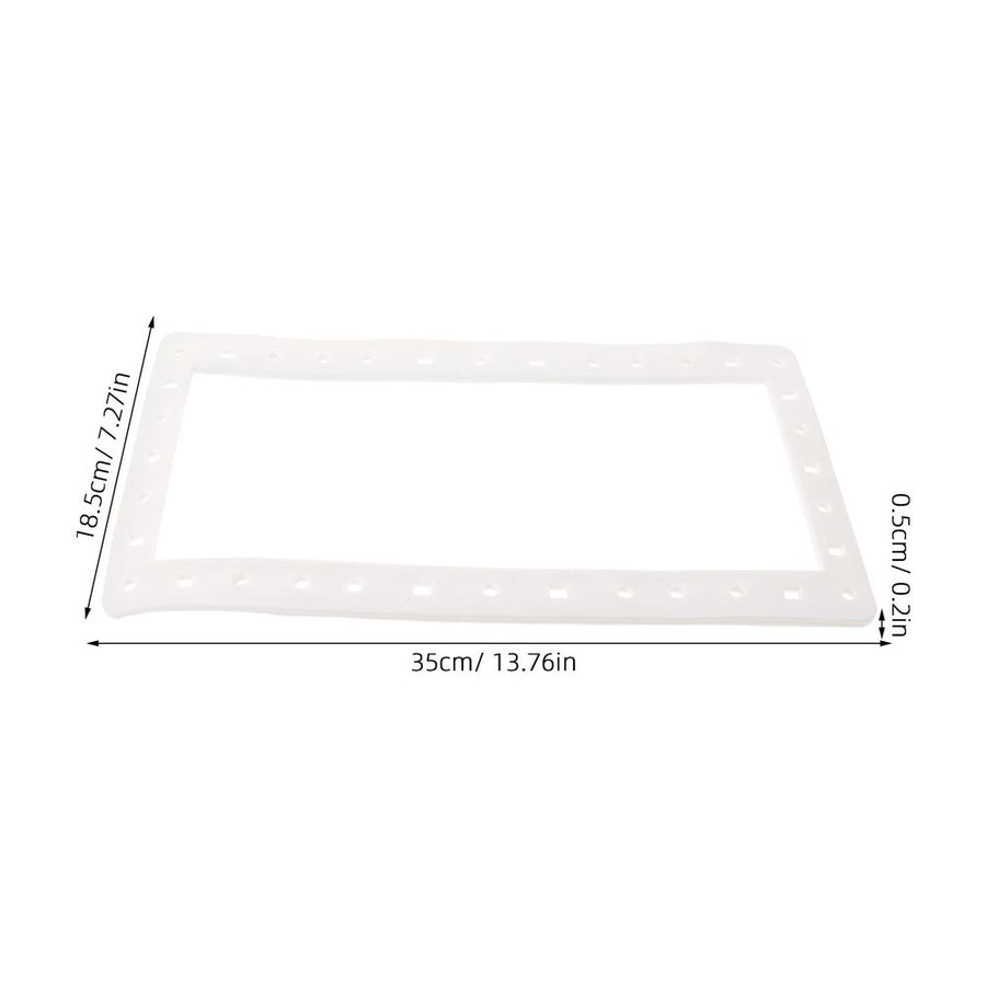 Wide Mouth Pool Skimmer Gasket Replacement, Leak Proof Silicone Seal for Skimmers
