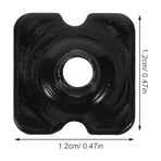 Universal Football Backplate Screws Kit, Black Steel, for Youth & Adult Pads