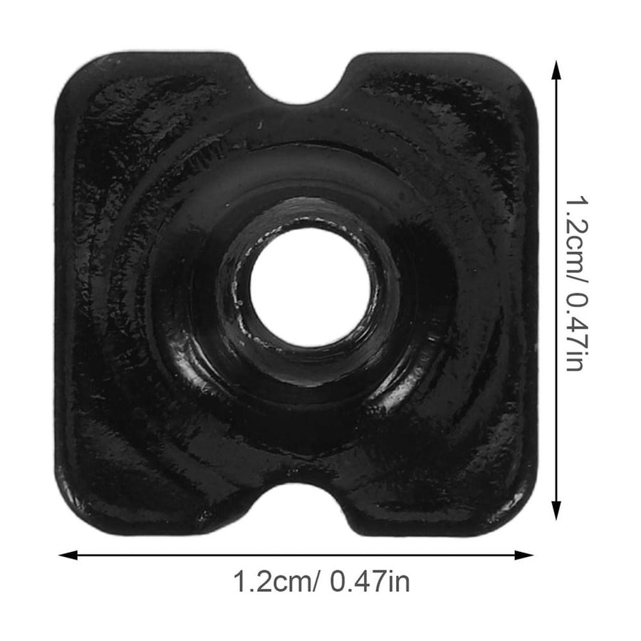 Universal Football Backplate Screws Kit, Black Steel, for Youth & Adult Pads