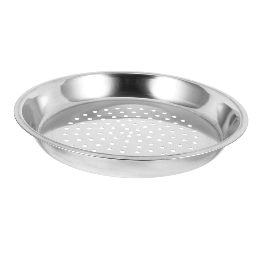Plated Silver Stainless Steel Steamer Tray, Enhanced Design for Efficient Steaming in Kitchen
