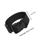Black Adjustable Buckle Straps 2-Pack Wear-Resistant Tie-Downs for Home and Outdoor Use