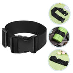 Black Adjustable Buckle Straps 2-Pack Wear-Resistant Tie-Downs for Home and Outdoor Use
