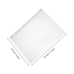 A4 Page Protectors, Clear Top Loading, Sturdy and Waterproof, for Home, 300Pcs