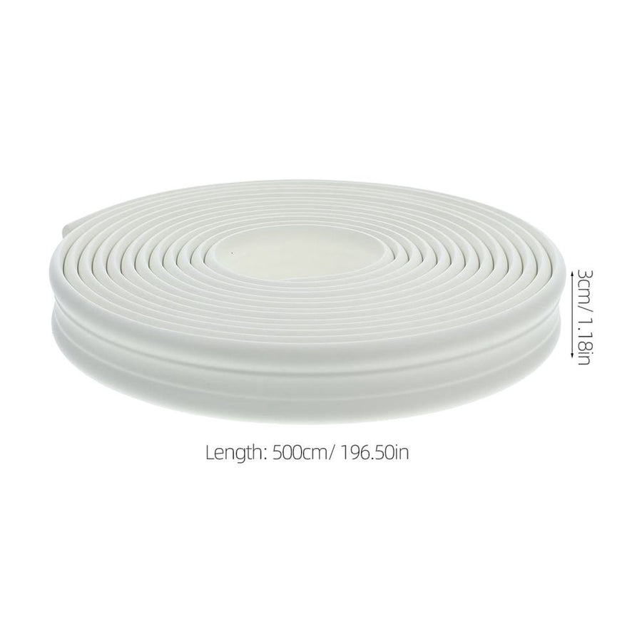 White Nbr Self Adhesive Molding Trim for Decor Easy to Install Durable