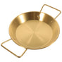 1Pack Large Stainless Steel Pan Frypan Golden Non-stick Cooking Tool for Home Use Adults