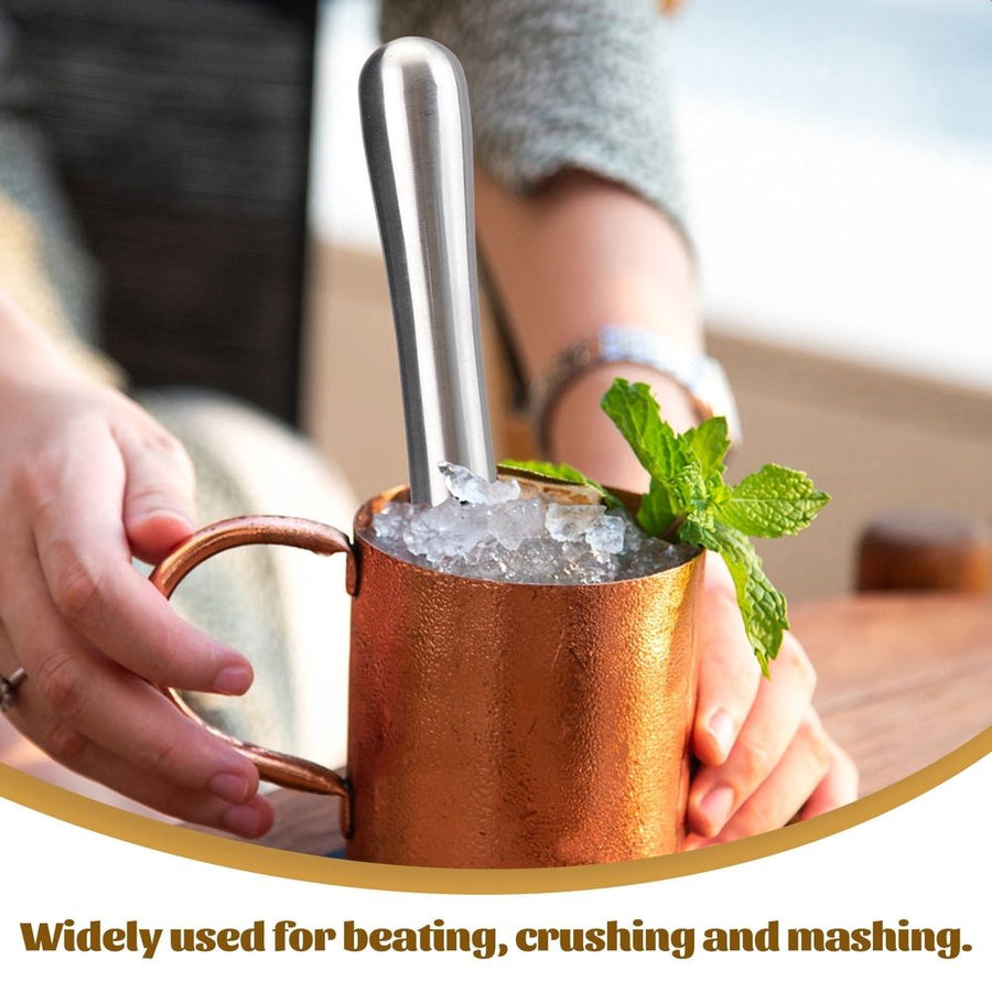 Stainless Steel Squeezer for Ice Crushing and Fruit Mashing, Handheld Juicer Tool