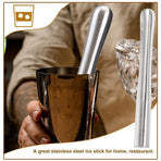 Stainless Steel Squeezer for Ice Crushing and Fruit Mashing, Handheld Juicer Tool