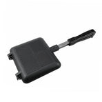 Nonstick Black Aluminum Alloy Sandwich Maker Pan for Home Kitchen Cooking and Grilling