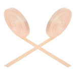 2-Pack Khaki Pointe Shoe Elastic Straps, Comfortable Stretch Bands for Ballet, Dance, and Performance