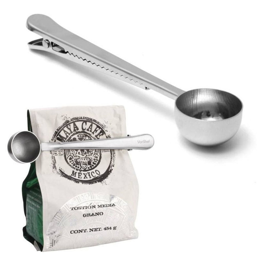 Set of 2 Stainless Steel Measuring Spoons for Beverages and Cafe Use, Tablespoon Utensils