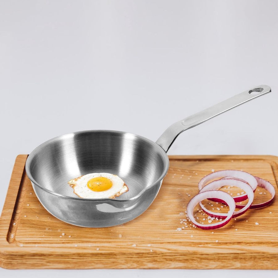 Mini Japanese Pan Stainless Steel Frying Pan for Perfect Omelets 1 Pc