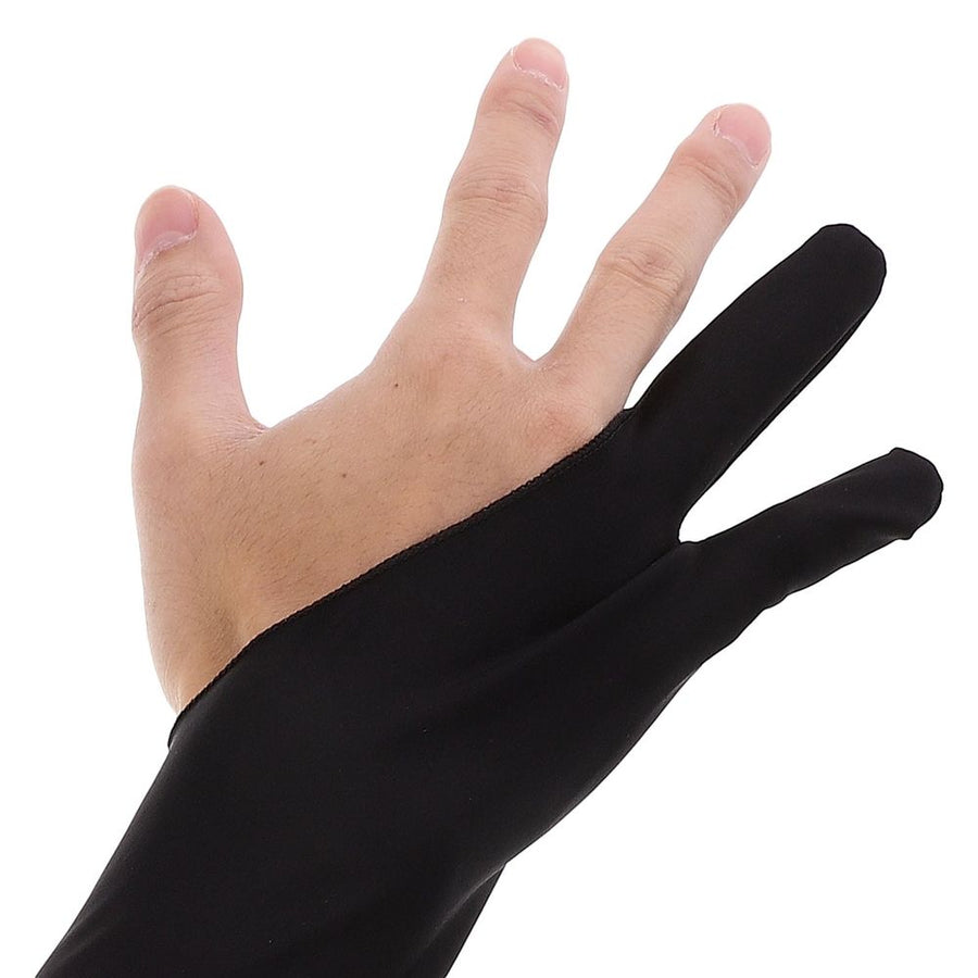 Black Artist Sketching Glove with Breathable, Flexible Fabric for Comfortable and Precise Drawing