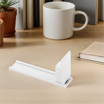 White PVC Retail Display Shelf Pushers for Drinks and Snacks, Set of 4 Pieces