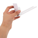 White PVC Retail Display Shelf Pushers for Drinks and Snacks, Set of 4 Pieces