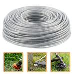 Steel Wire Grass Trimmer Line - Lawn Mower Replacement Cord, 1 Set for Yard Maintenance