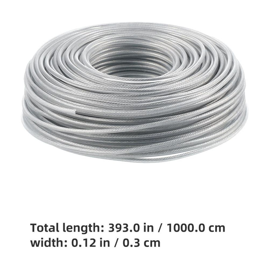 Steel Wire Grass Trimmer Line - Lawn Mower Replacement Cord, 1 Set for Yard Maintenance