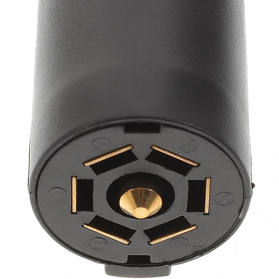 7 Trailer Wiring Connector with Plug Adapter for Car, RV, and Boat Towing Applications