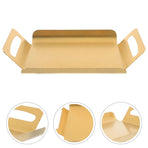 Golden Stainless Steel Wedding Party Baking Tray for Bakeries, 1-Pack