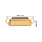 Golden Stainless Steel Wedding Party Baking Tray for Bakeries, 1-Pack