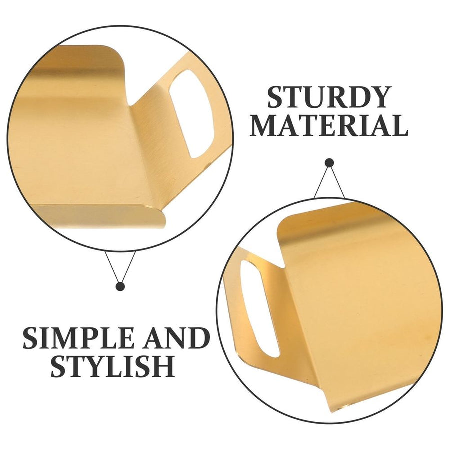 Golden Stainless Steel Wedding Party Baking Tray for Bakeries, 1-Pack