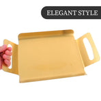 Golden Stainless Steel Wedding Party Baking Tray for Bakeries, 1-Pack