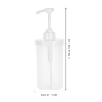 Hand Press Juice Bottle with Precise Control, Easy to Use for Dispensing Syrups, Jams, Sauces and More