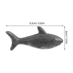 4-Piece Cast Iron Fish Cooking Set Natural Iron Boost for Vegan, Pregnancy, Athlete