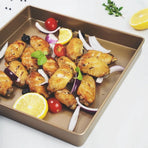 Nonstick Golden Bakeware Set for Easy Release, and Multi-Purpose Kitchen Baking Tools
