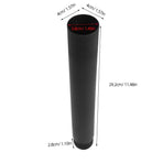Black Plastic Replacement Pole for Standing Floor Fan, Rod for Enhanced Stability and Support