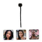Real Human Hair Loc Extensions Black Dreadlocks Lightweight Comfortable Wear
