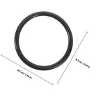 5Pcs Rubber O-Rings for Singing Bowl Protective Cushion Black Elastic Sound Mat