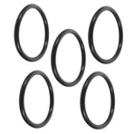 5Pcs Rubber O-Rings for Singing Bowl Protective Cushion Black Elastic Sound Mat