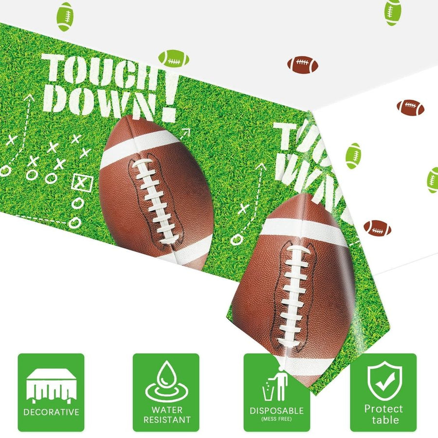 1Pc Wallpaper Football Birthday Themed Decorative Tablecloth Table Cloth