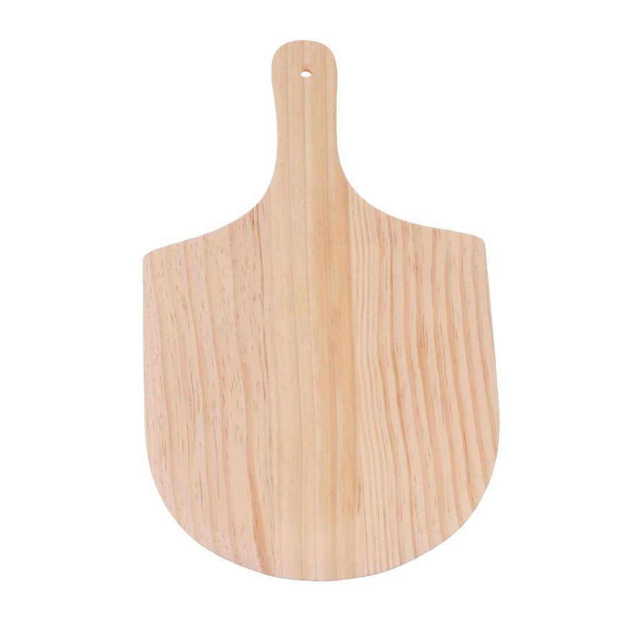 Wood Pizza Tray in Khaki with Smooth Grain , Perfect for Home and Hotel Serving, 1 Pc