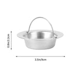 Plated Silver Bathroom Strainer, Catches Junk, Durable and Rust-Proof 2Pcs