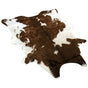 Brown Plush Faux Floor Rug 110x84cm Decorative Mat for Bedside