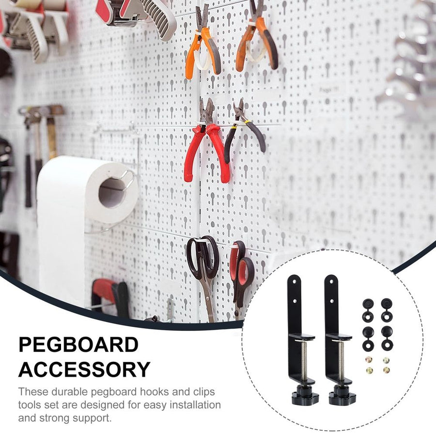 Installing Clip Durable Metal for Home Use Black 1Set