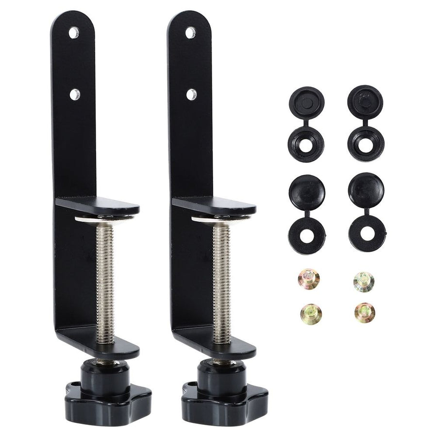 Installing Clip Durable Metal for Home Use Black 1Set